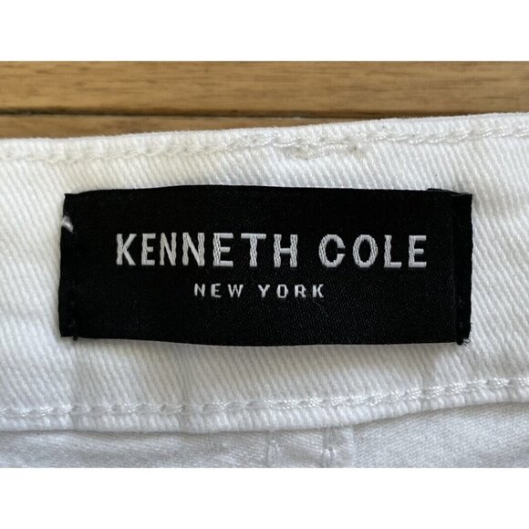 Kenneth Cole Reaction Womens White Pockets Denim Skinny Jeans Size 34x32 - Picture 3 of 6